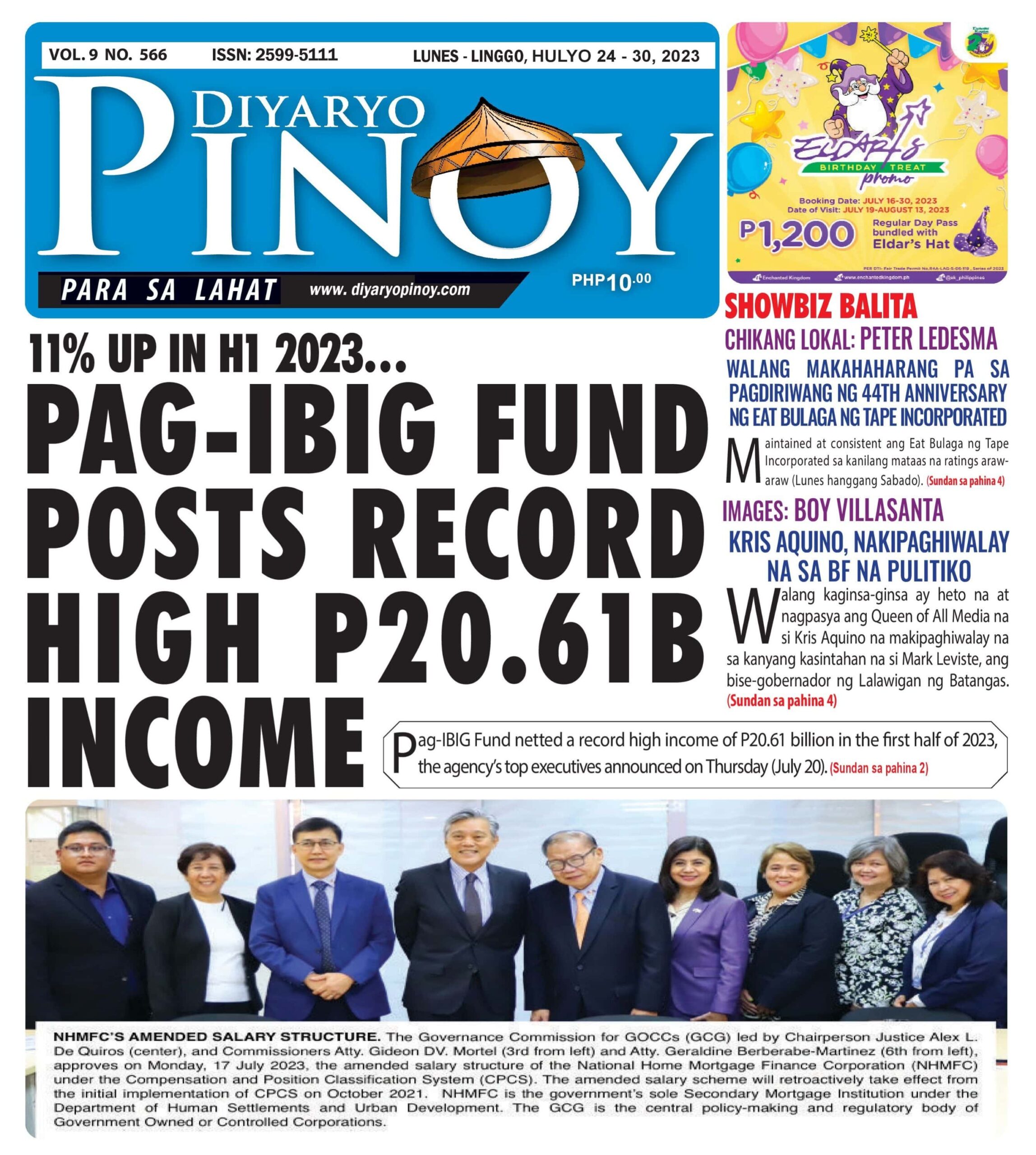 DIYARYO PINOY – JULY 24, 2023 ISSUE