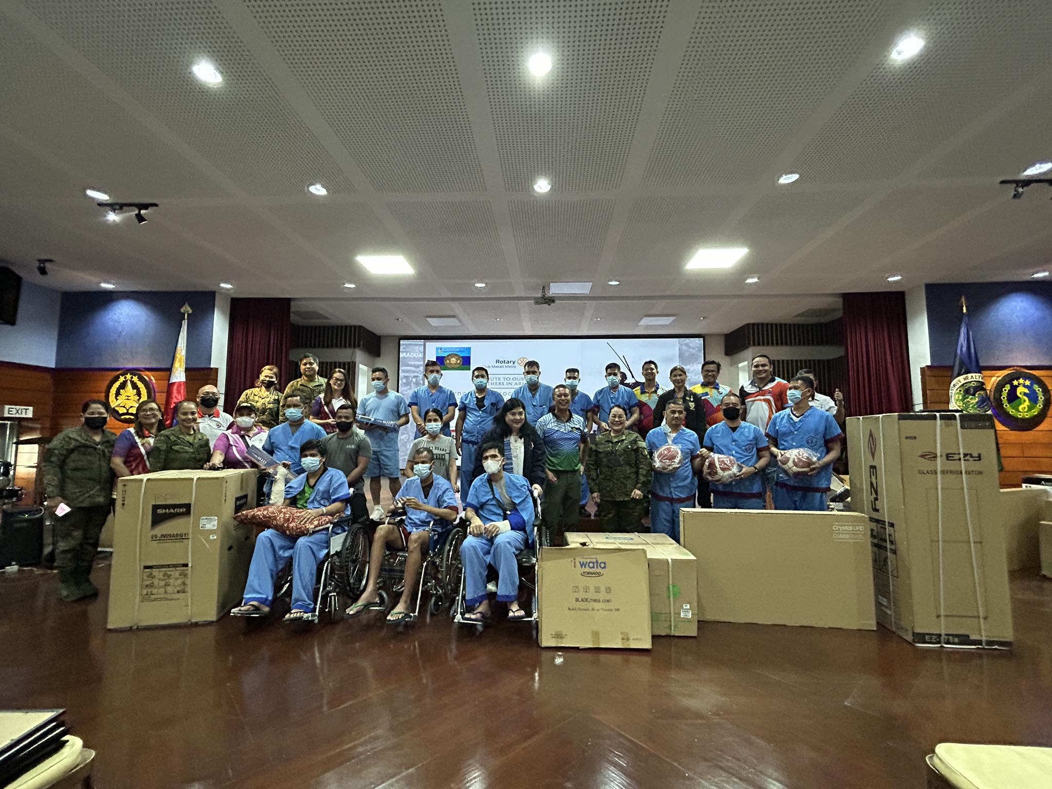 TOPSOLDIERS and Rotary Club of Makati Metro Team Up for Wounded Soldiers
