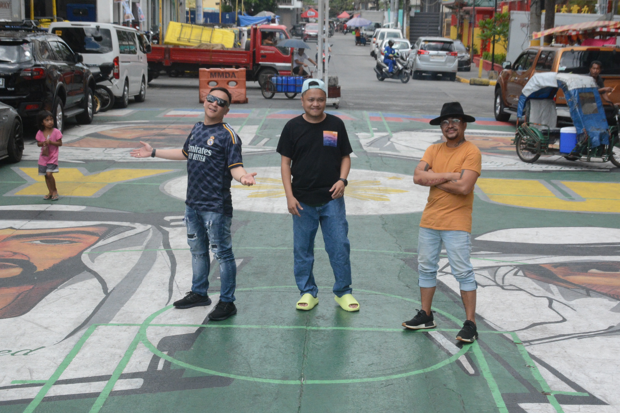 Artwork ng mukha ng UAE royalties, atraksyon ngayon sa Lope De Vega Basketball Court sa Maynila