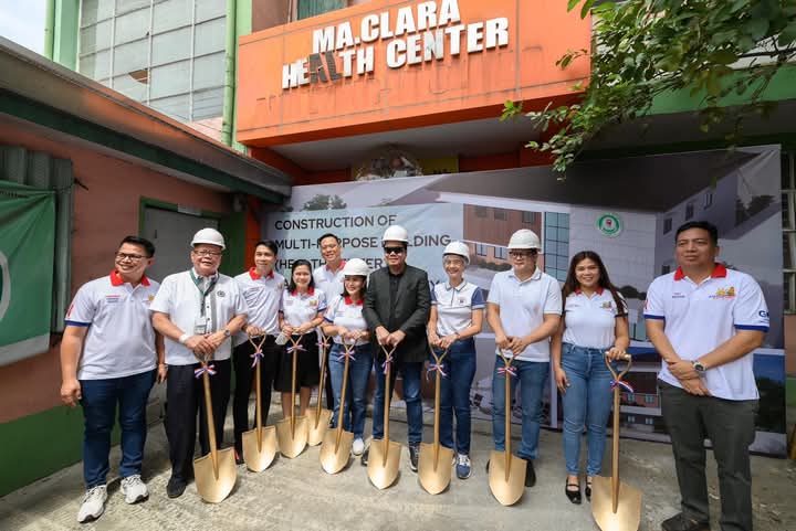 Groundbreaking ng Maria Clara Super Health Center pinangunahan nina Mayor Honey at VM Yul