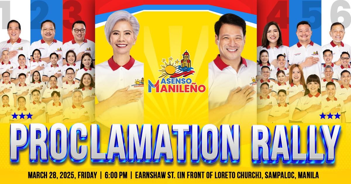 Kick-off rally ni Mayor Honey Lacuna, umpisa na bukas