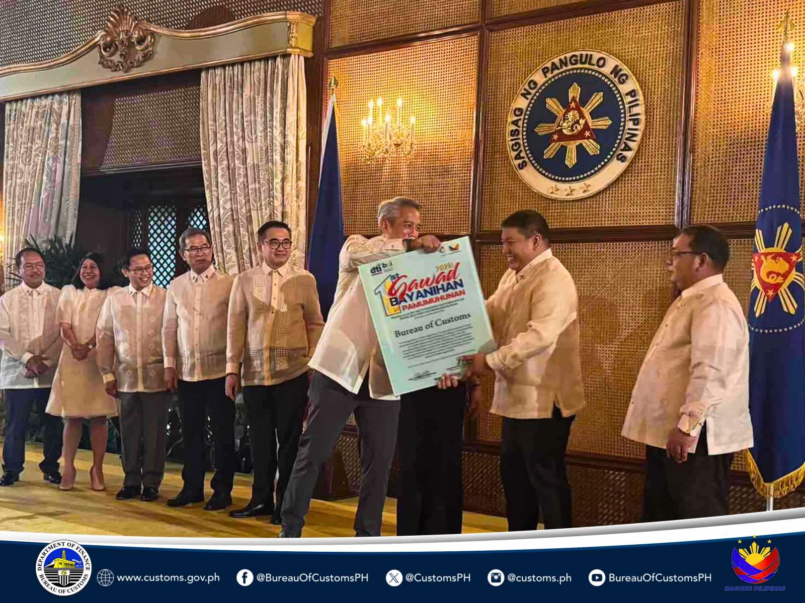 BOC, Comm. Rubio Receives Gawad Bayanihan sa Pamumuhunan Award 