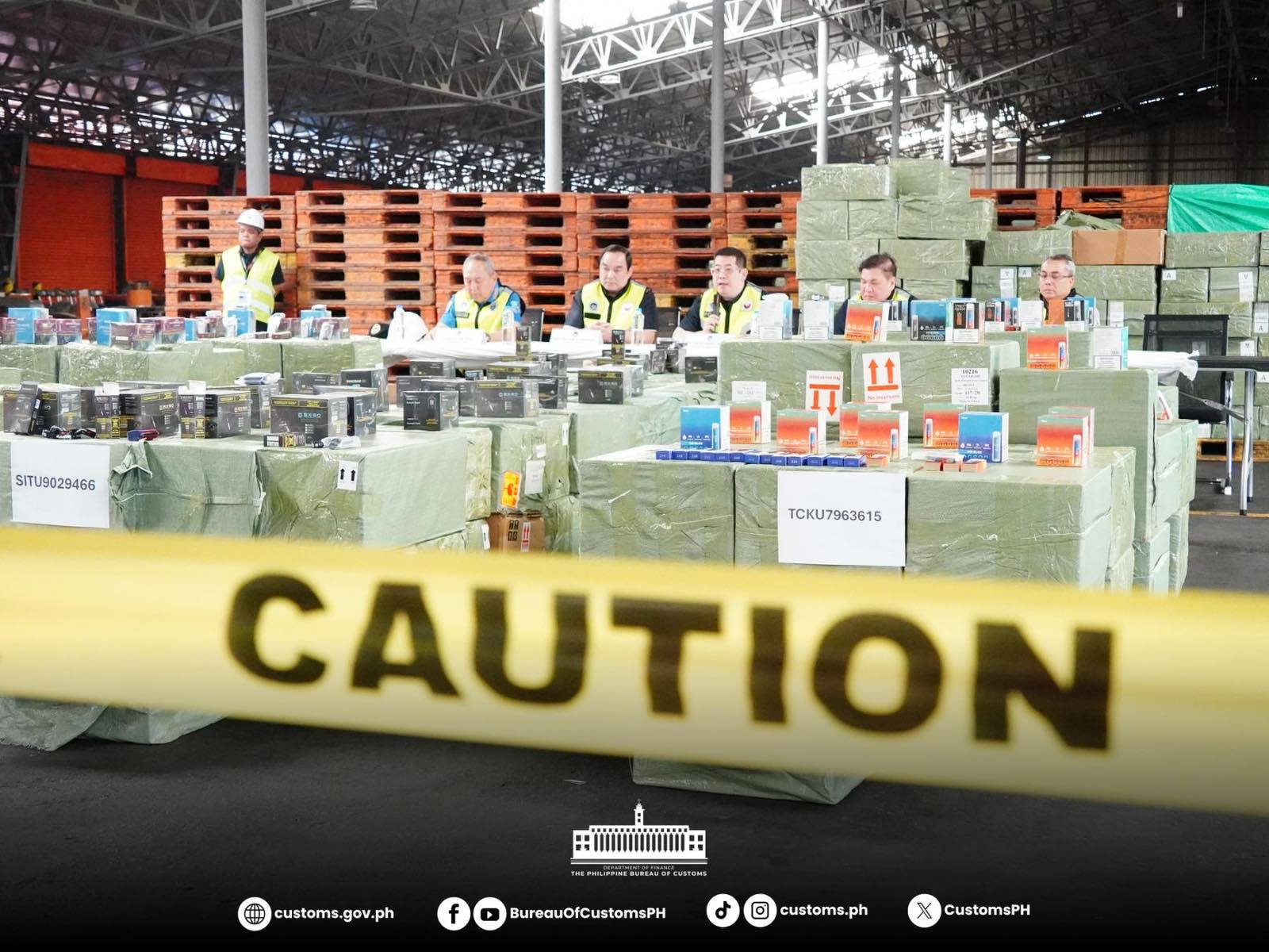 BOC nasabat ang PHP40.5M halaga ng misdeclared vape products mula China