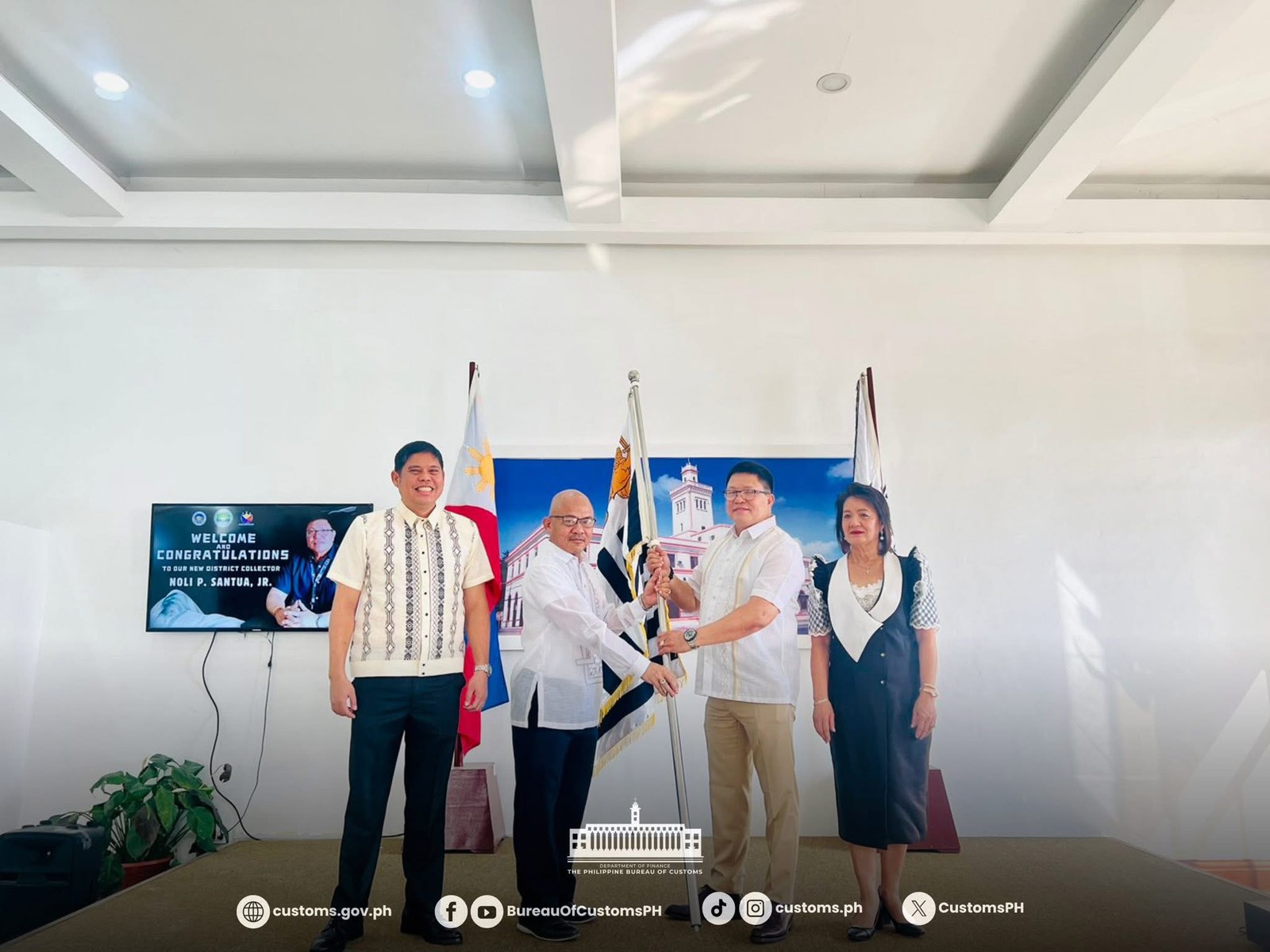 BOC-Port of Iloilo, Mainit na Tinanggap ang Kanilang Bagong District Collector