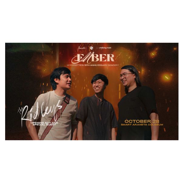 The Ridleys to Open for Morissette’s 15th Anniversary Concert “Ember” Patron A Section Now Open by Popular Demand