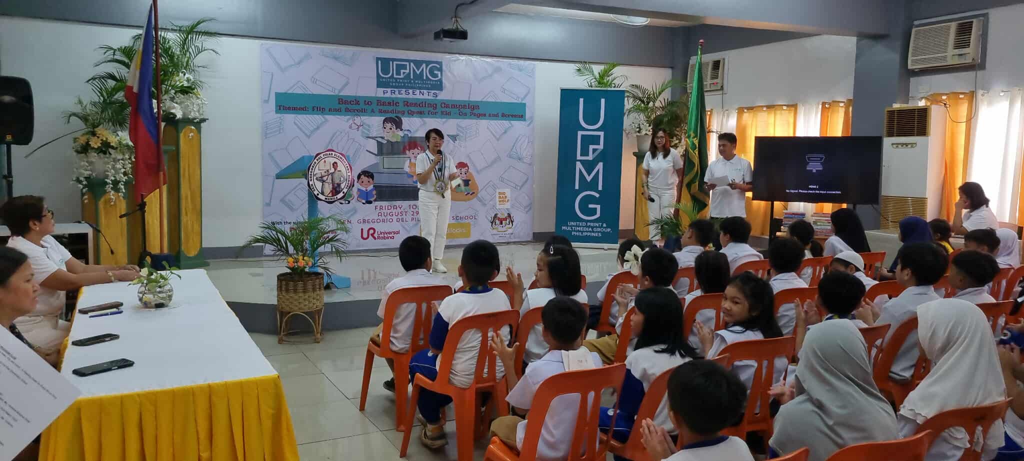 UNITED PRINT & MULTIMEDIA GROUP PHILIPPINES Launches BACK TO BASIC : FLIP & SCROLL A Reading Quest for Every Kid on Print & Screen