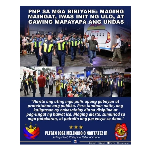 PNP Naka-Full Alert para sa Ligtas na Paggunita ng Undas 2025