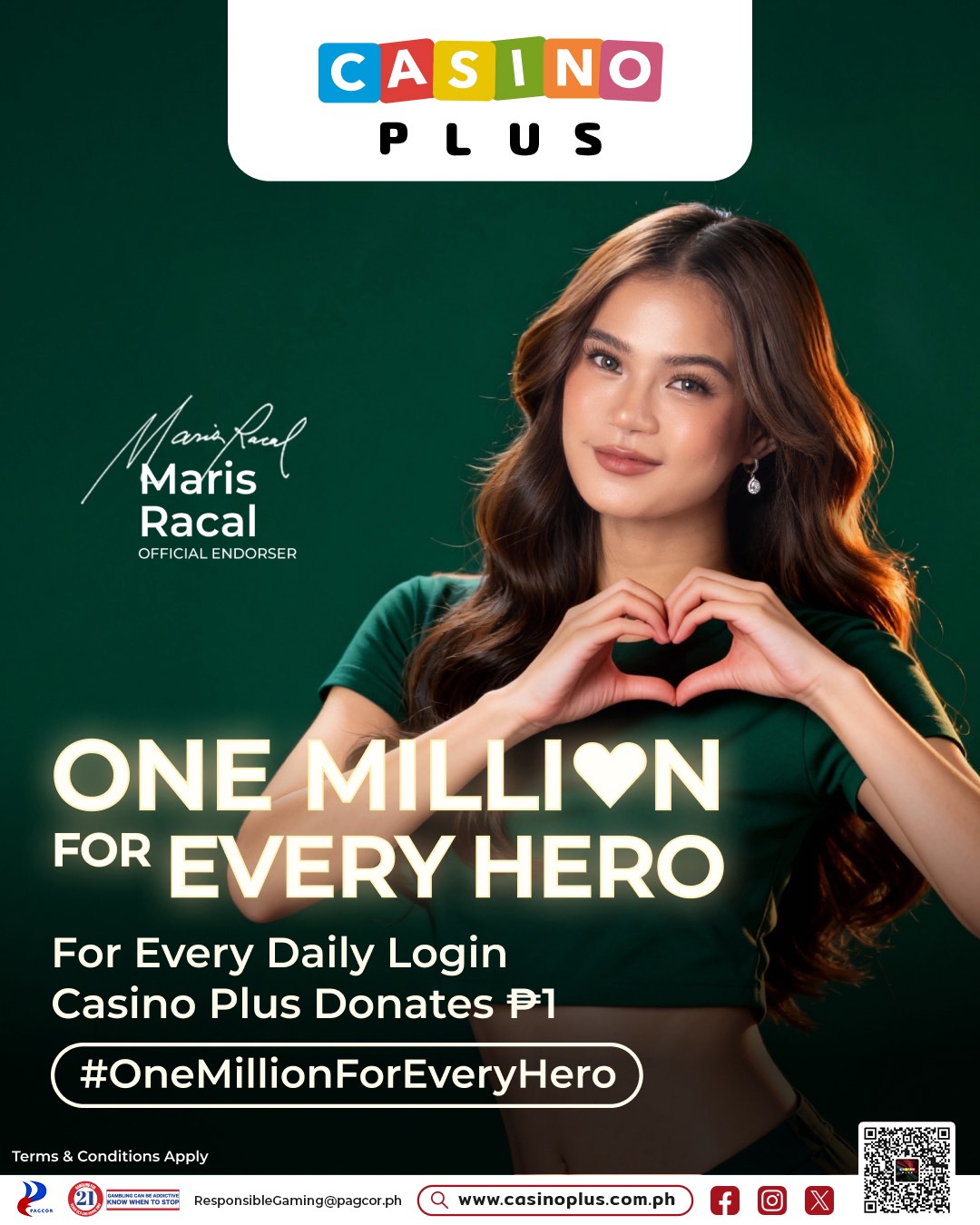 Casino Plus Empowers Users to Support Real-Life Heroes with Each Daily Login One Million for Every Hero